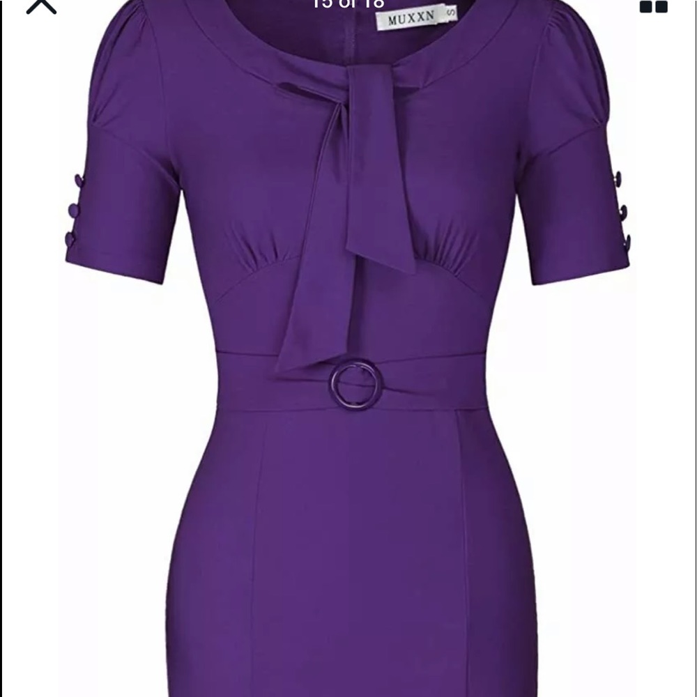 Vintage purple Tailored dress